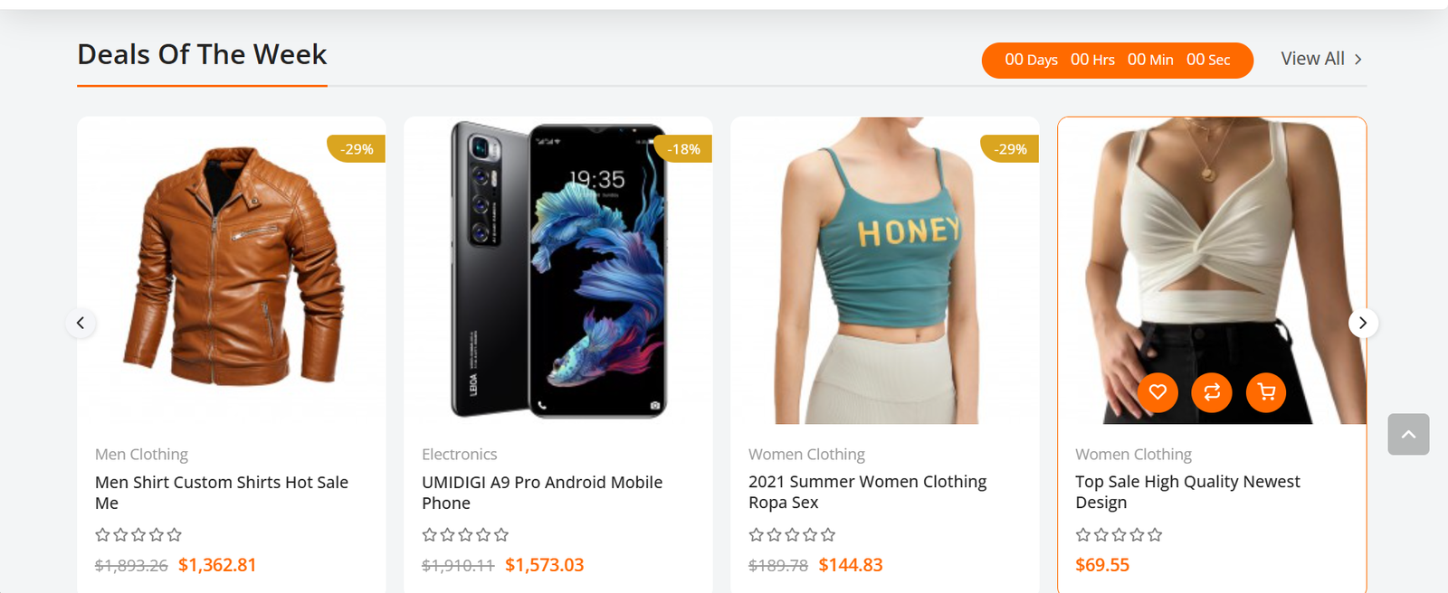 E-Commerce Store screenshot